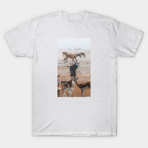 Safari Animals 2 T-Shirt by withluke